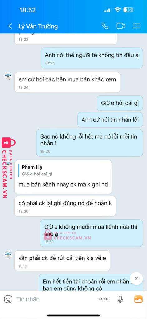 00005727013 TRUONG NGOC OANH TP BANK bị cảnh báo lừa đảo scam