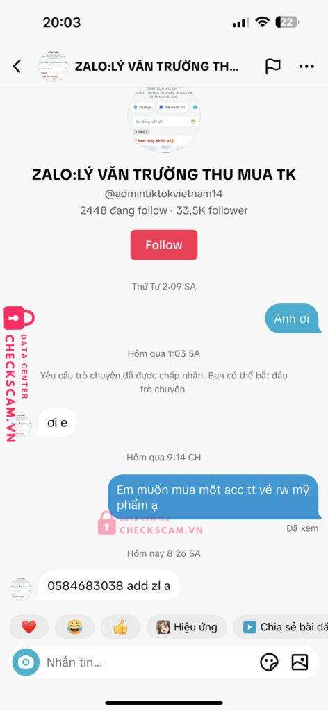 00005727013 TRUONG NGOC OANH TP BANK bị cảnh báo lừa đảo scam