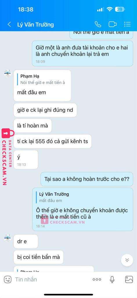 00005727013 TRUONG NGOC OANH TP BANK bị cảnh báo lừa đảo scam