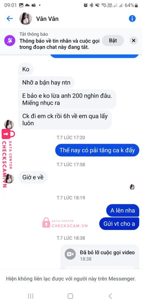 00005819996 Bui Thi Van TP BANK bị cảnh báo lừa đảo scam
