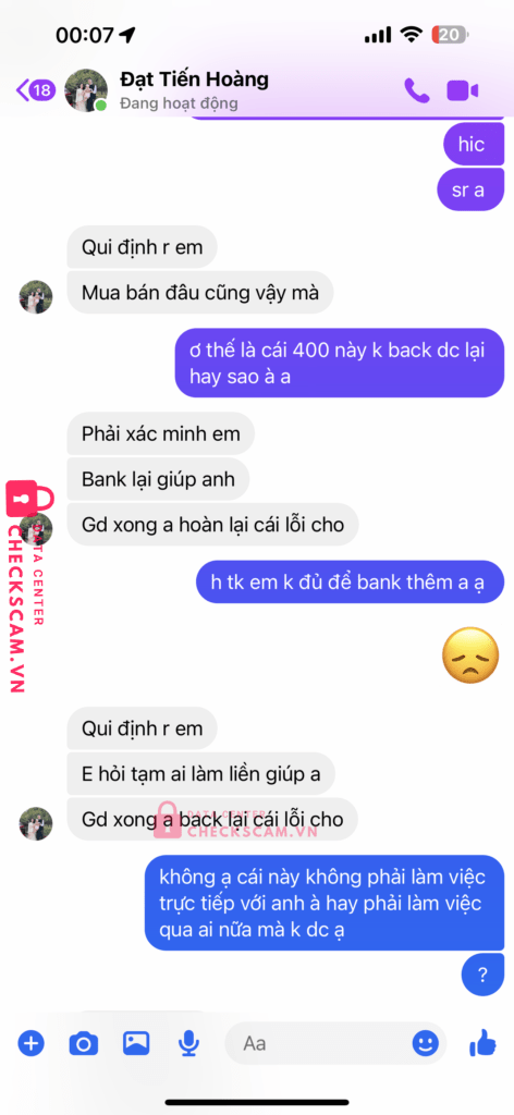 0042100011879009 CHE VAN TUAN OCB bị cảnh báo lừa đảo scam