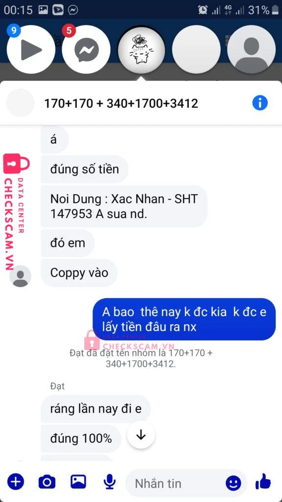 010172 DUONG TIEN BANG MB bị cảnh báo lừa đảo scam