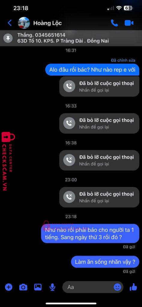 0211000551654 HOANG XUAN LOC Vietcombank bị cảnh báo lừa đảo scam