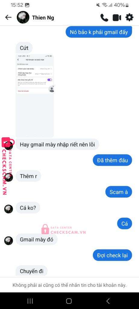 0326075039 NGUYEN CAO NGOC THIEN ZaloPay bị cảnh báo lừa đảo scam