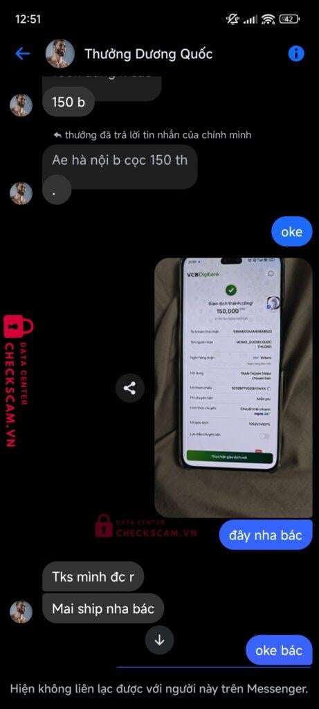 0327216104 Duong Quoc Thuong Momo bị cảnh báo lừa đảo scam