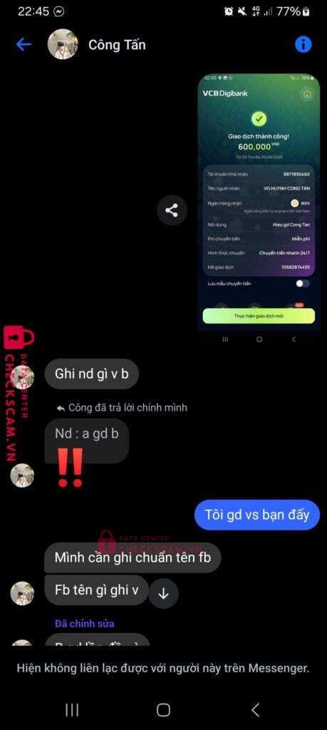 0329914948 Pham Nguyen Hoang Anh VP BANK bị cảnh báo lừa đảo scam