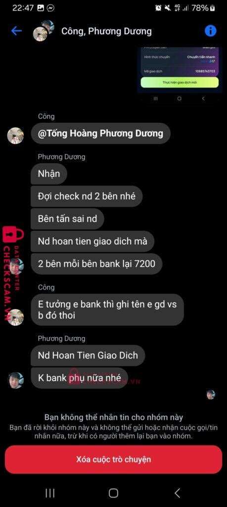 0329914948 Pham Nguyen Hoang Anh VP BANK bị cảnh báo lừa đảo scam
