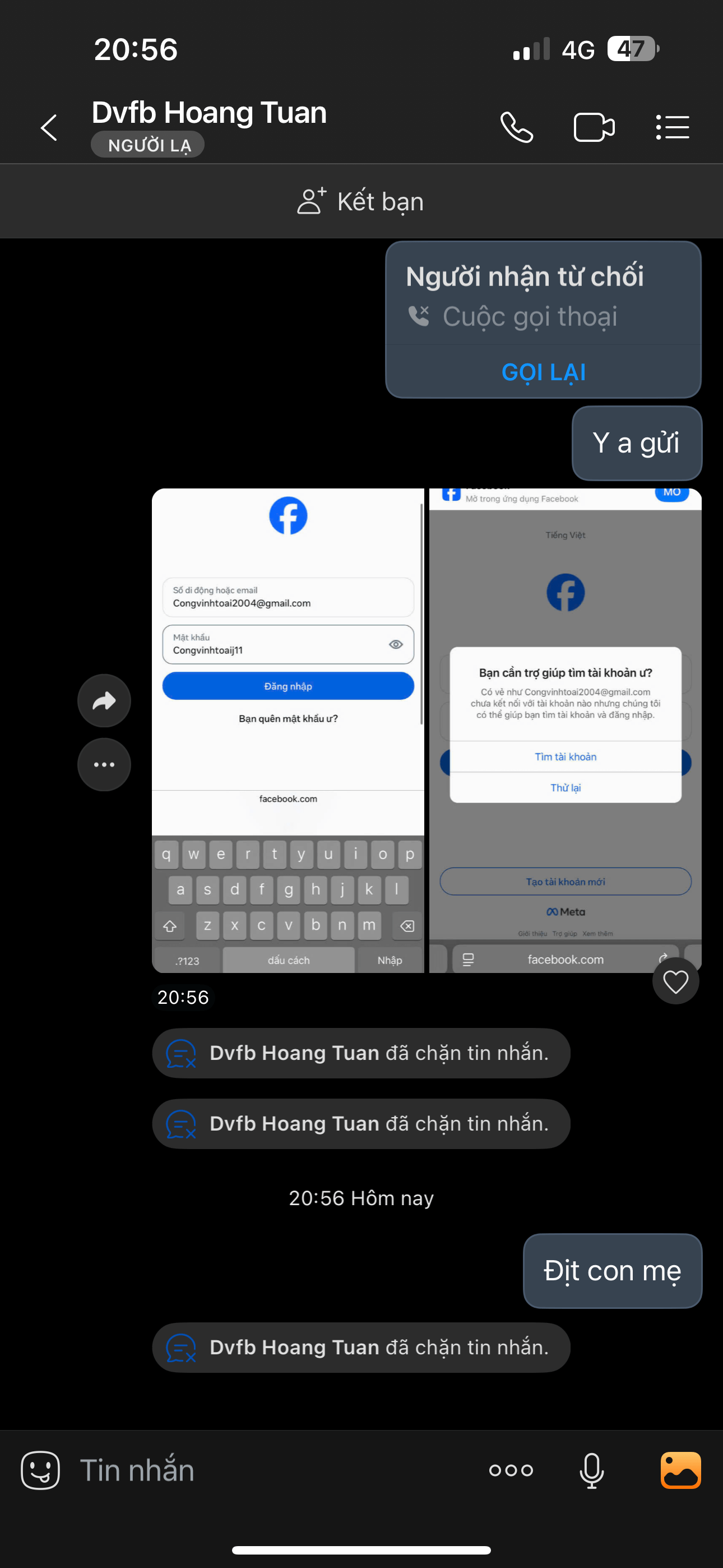 033343829999 HOANG DINH TUAN MB bị cảnh báo lừa đảo scam