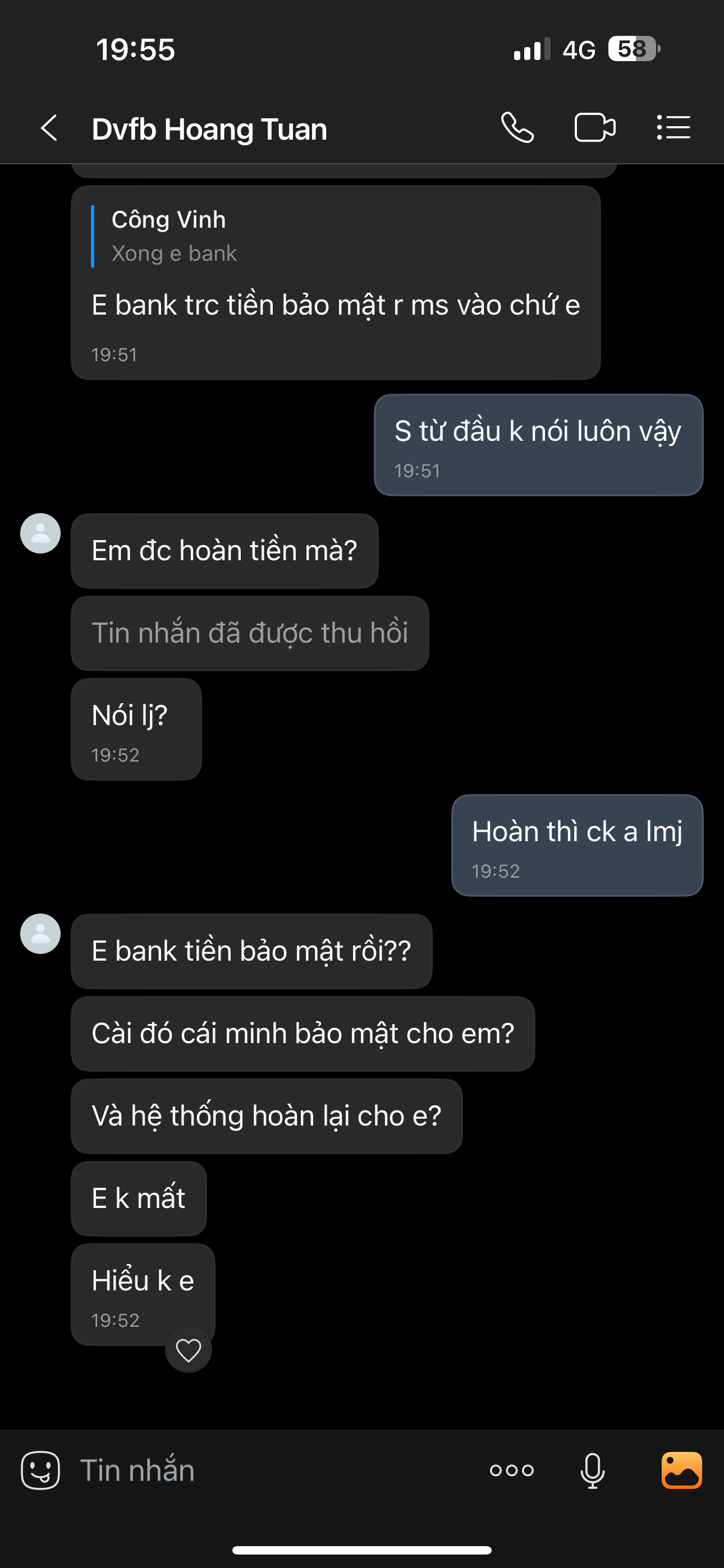 033343829999 HOANG DINH TUAN MB bị cảnh báo lừa đảo scam