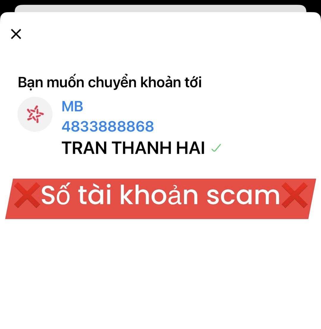 0335239457 Nguyen Anh Duy MB bị cảnh báo lừa đảo scam