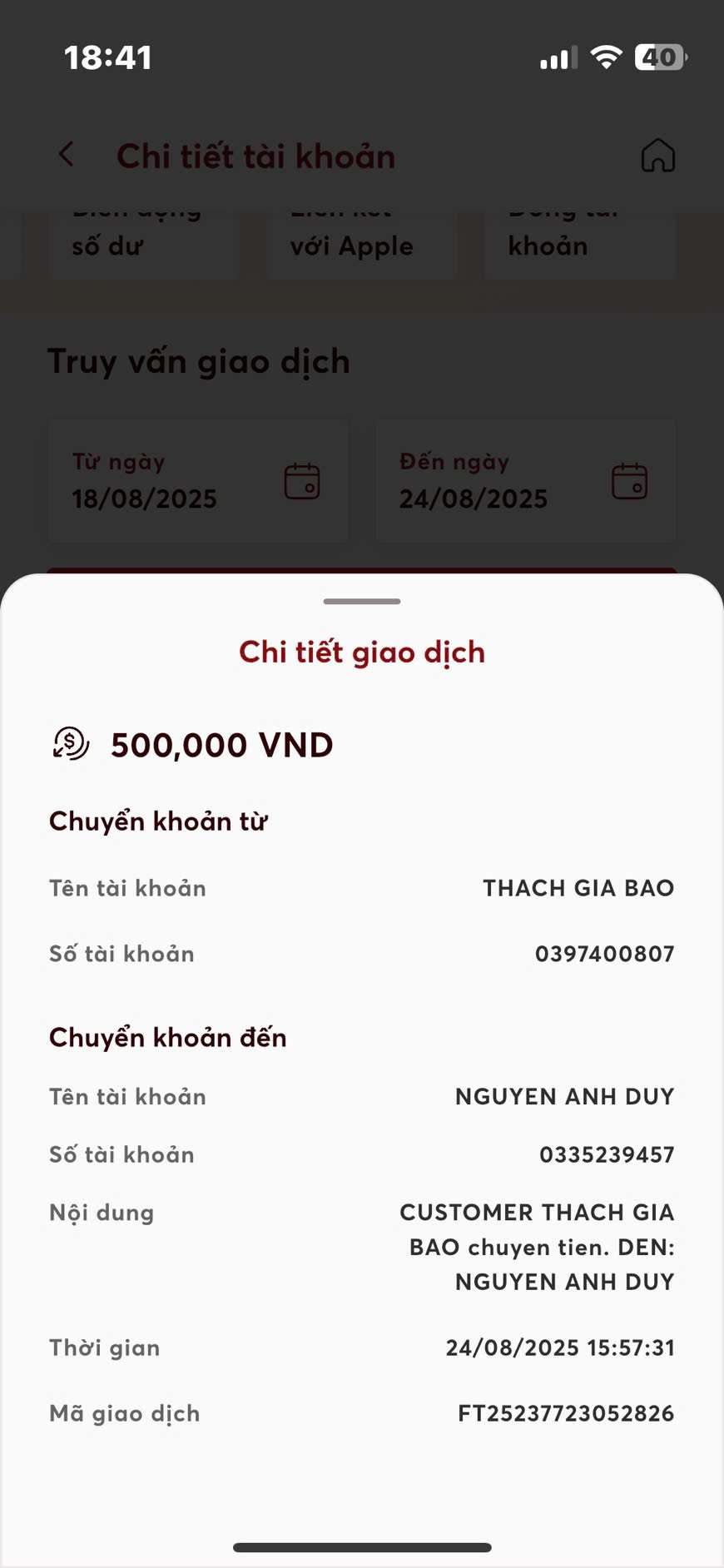 0335239457 Nguyen Anh Duy MB bị cảnh báo lừa đảo scam