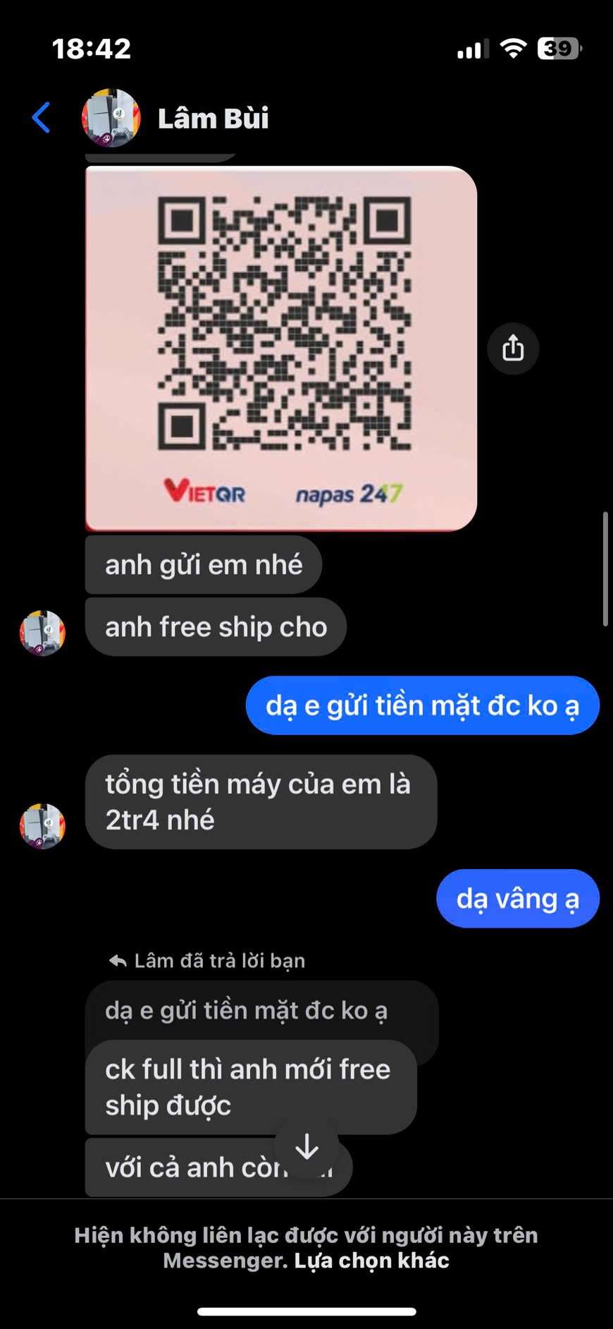 0335239457 Nguyen Anh Duy MB bị cảnh báo lừa đảo scam