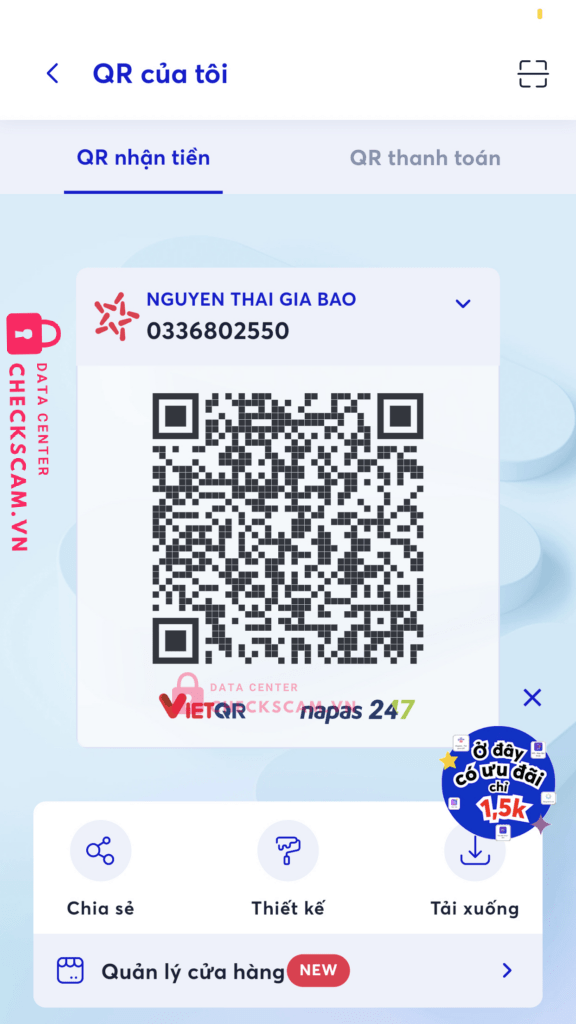 0336802550 NGUYEN THAI GIA BAO MB bị cảnh báo lừa đảo scam
