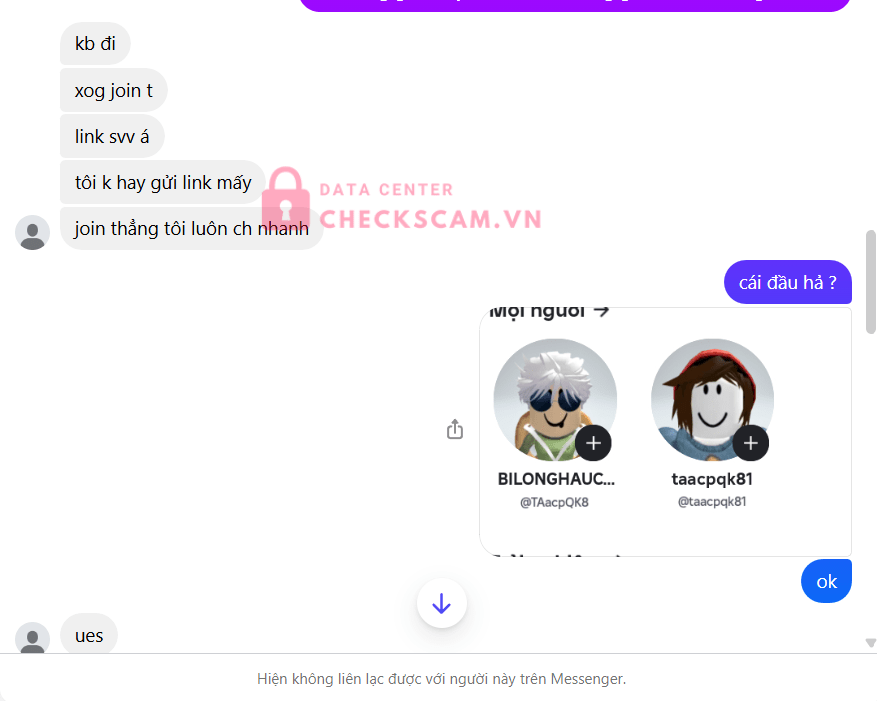 0336894203 Dinh Manh Duc MB bị cảnh báo lừa đảo scam