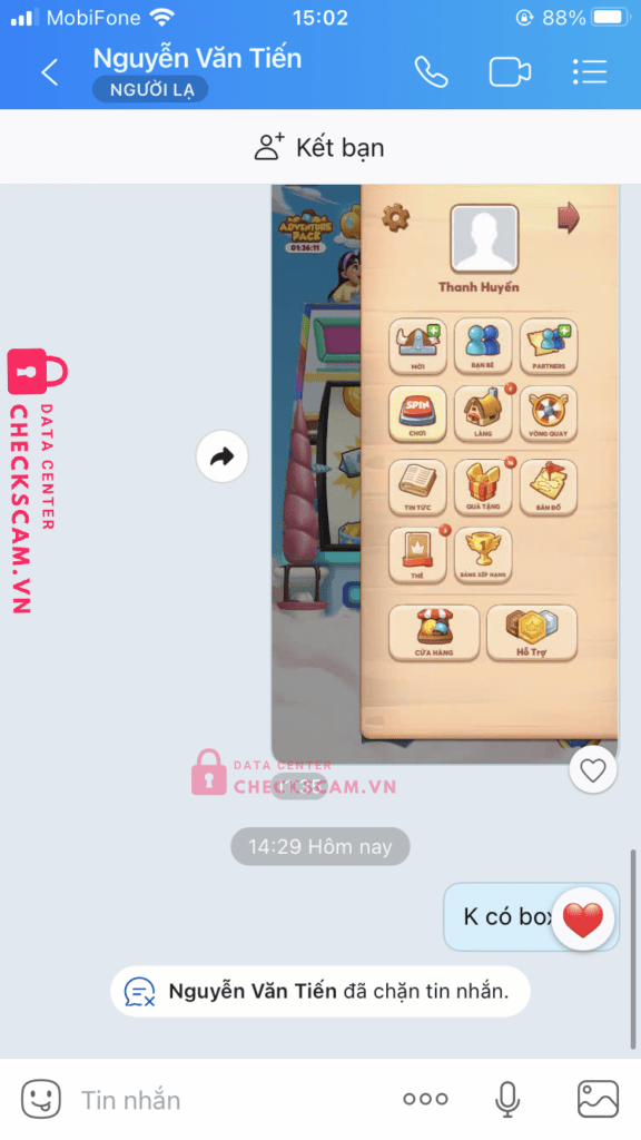 0348259974 Nguyen Van Tien MB bị cảnh báo lừa đảo scam