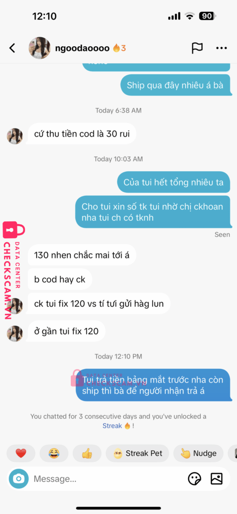 0365352648 Nguyen Thanh Ha Momo bị cảnh báo lừa đảo scam