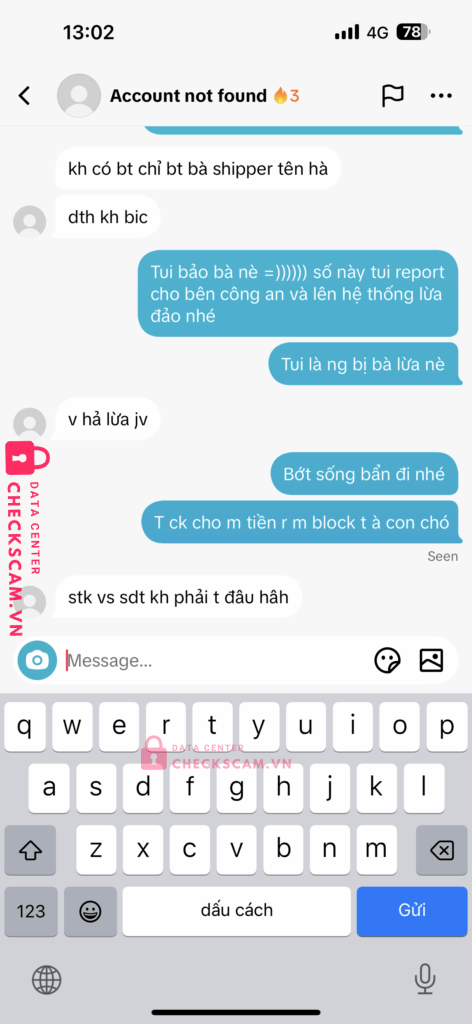 0365352648 Nguyen Thanh Ha Momo bị cảnh báo lừa đảo scam