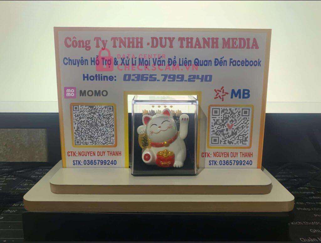 0365799240 Nguyen Duy Thanh MB bị cảnh báo lừa đảo scam