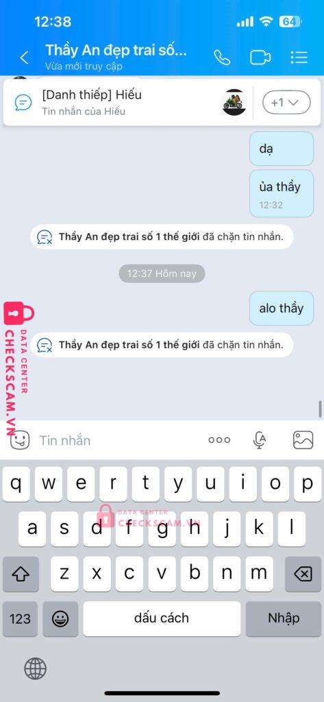 0366381161 VU QUOC AN MB bị cảnh báo lừa đảo scam