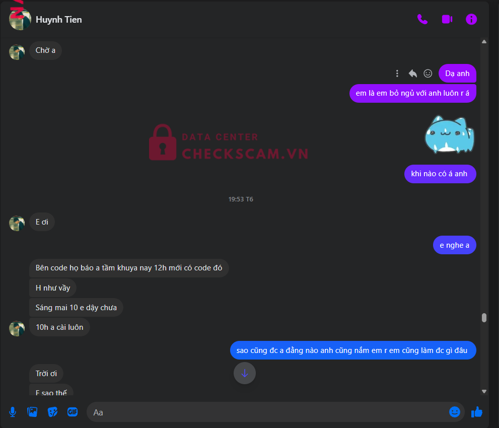 0381000571578 HUYNH TIEN VCB bị cảnh báo lừa đảo scam