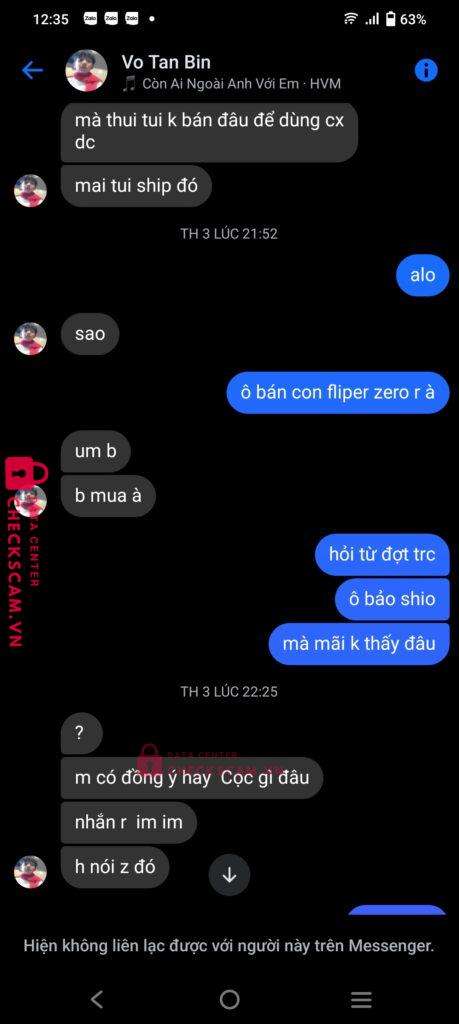 0382942562 VO TAN BIN MB BANK bị cảnh báo lừa đảo scam