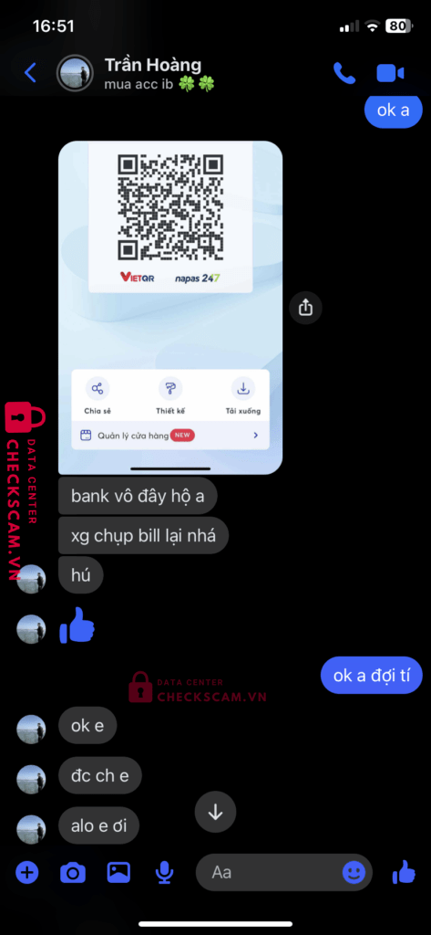 0385029555 TONG MINH DANG MB bị cảnh báo lừa đảo scam