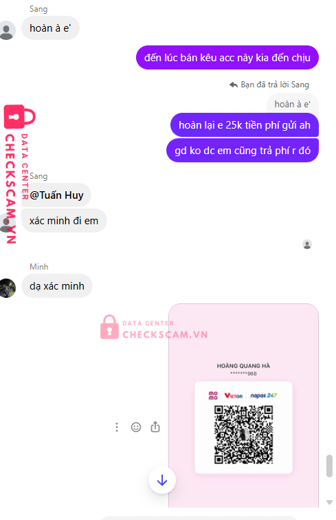 0394980339 NGUYEN MINH NHUT Zalo Pay bị cảnh báo lừa đảo scam