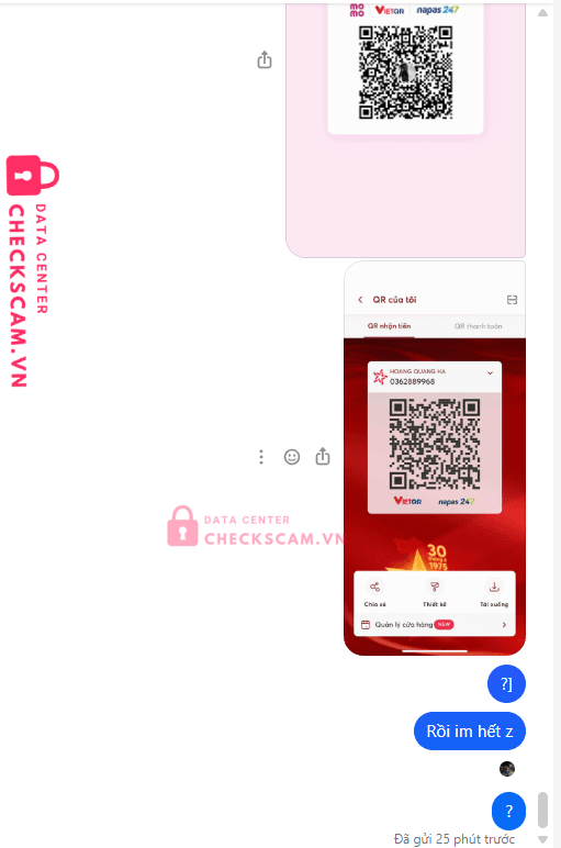 0394980339 NGUYEN MINH NHUT Zalo Pay bị cảnh báo lừa đảo scam