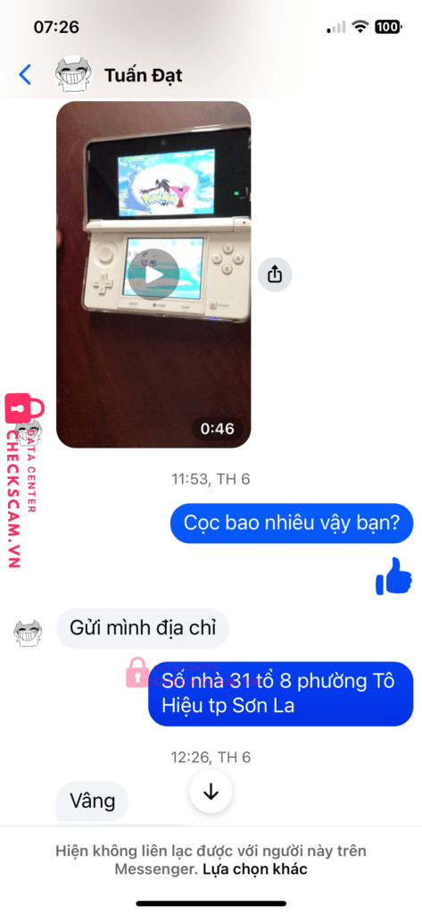 0395588358 HA TUAN DAT MB bị cảnh báo lừa đảo scam