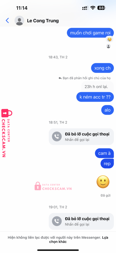 0397534122 LE CONG TRUNG Vietinbank bị cảnh báo lừa đảo scam
