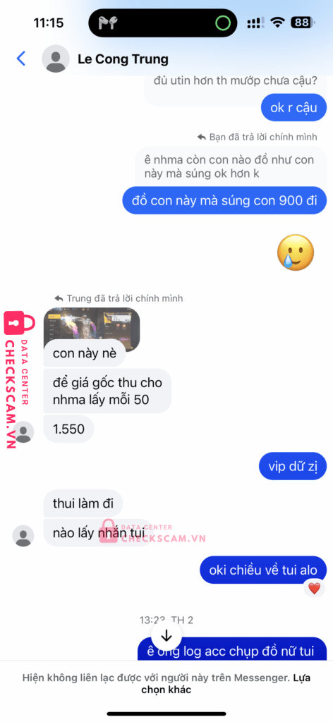 0397534122 LE CONG TRUNG Vietinbank bị cảnh báo lừa đảo scam
