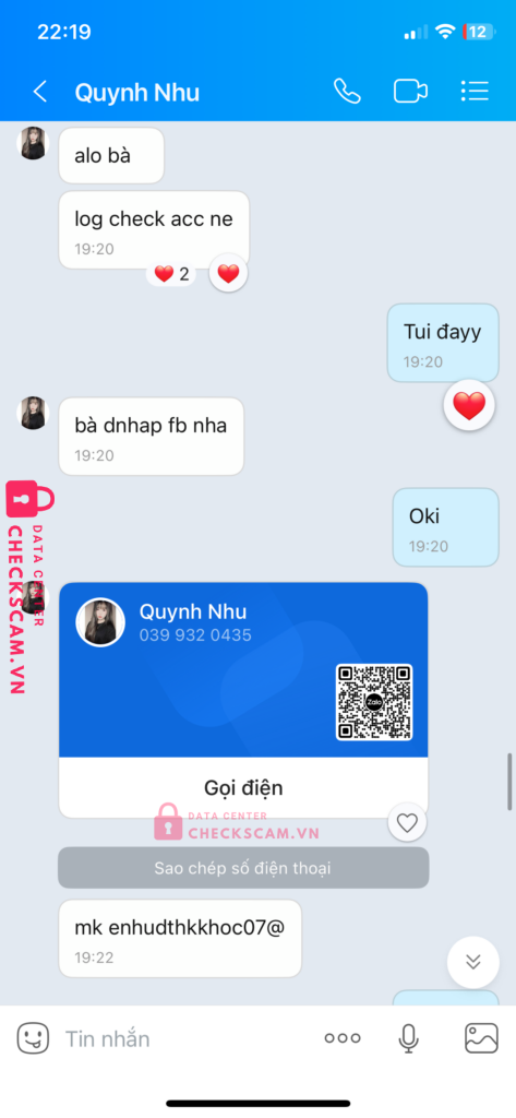 0399320435 Truong Thi Quynh Nhu MB bị cảnh báo lừa đảo scam