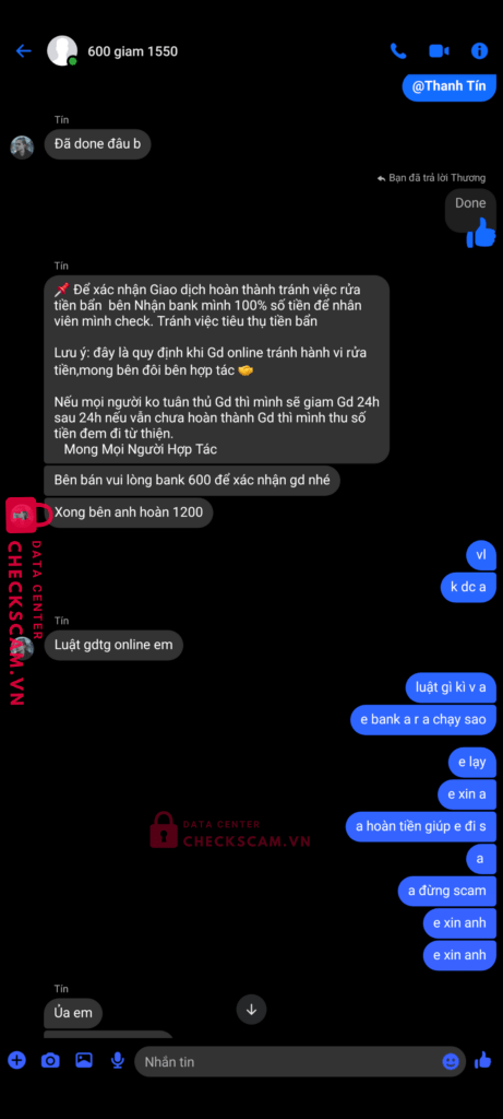 050126457615 NGUYEN THI MINH HAU VIB bị cảnh báo lừa đảo scam