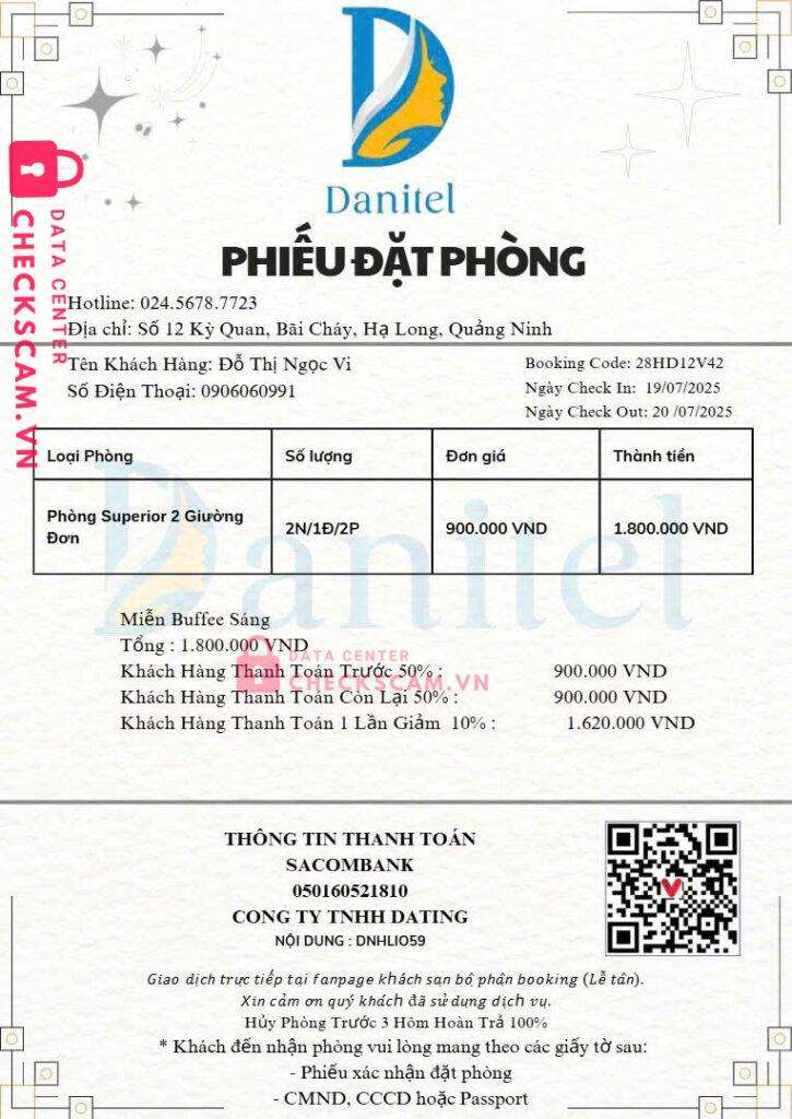 050160521810 Dating Sacombank bị cảnh báo lừa đảo scam