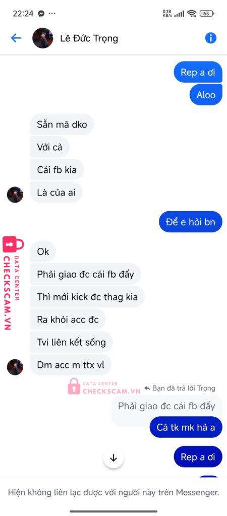 05092084510108 PHAM MINH DUC MB bị cảnh báo lừa đảo scam