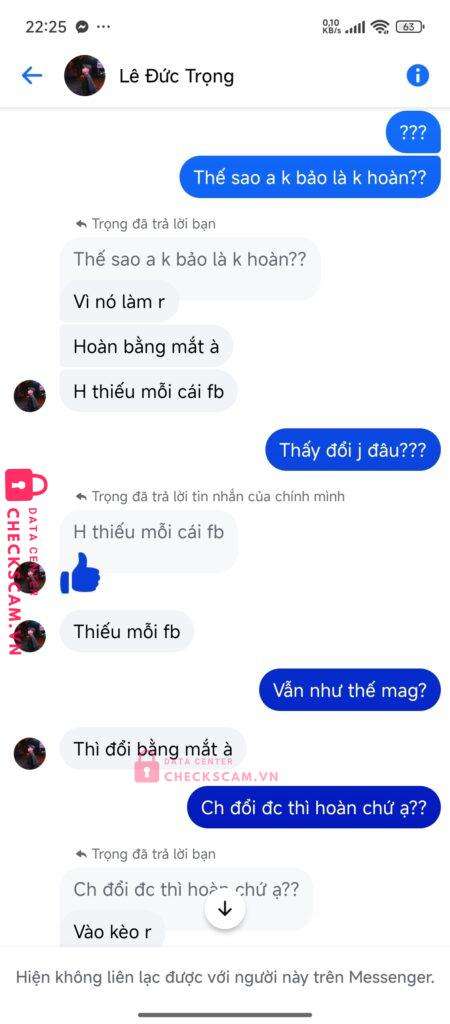 05092084510108 PHAM MINH DUC MB bị cảnh báo lừa đảo scam