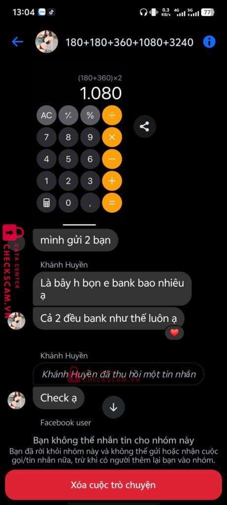 0562429514 Huynh Ngoc Kim Tin VP BANK bị cảnh báo lừa đảo scam