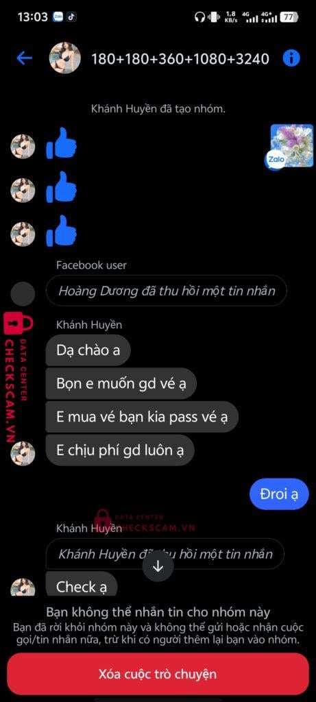 0562429514 Huynh Ngoc Kim Tin VP BANK bị cảnh báo lừa đảo scam