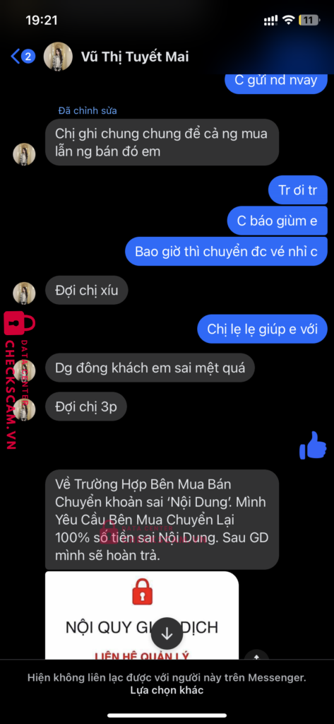 0564236032 NGUYEN VAN NAM VP BANK bị cảnh báo lừa đảo scam