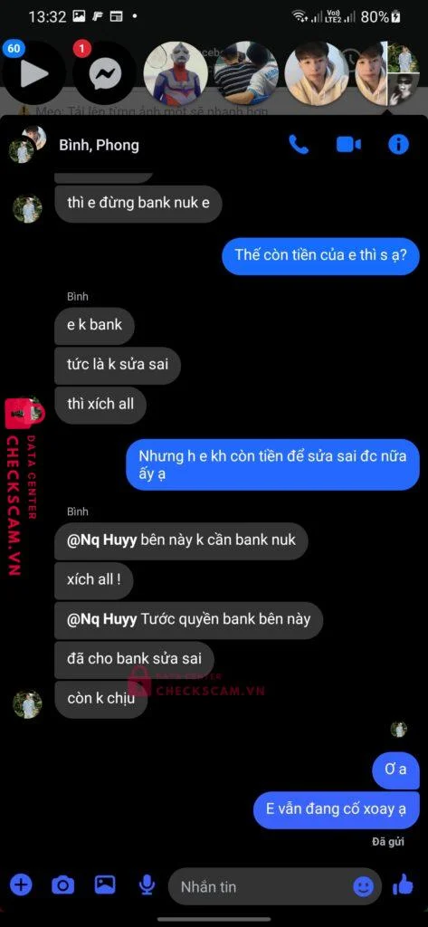 0566604912 NGUYEN VAN BINH VP Bank bị cảnh báo lừa đảo scam