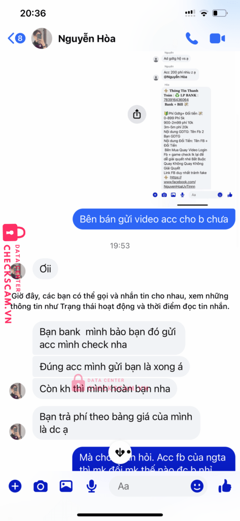 061012001 LE THANH TRUC VIB bị cảnh báo lừa đảo scam