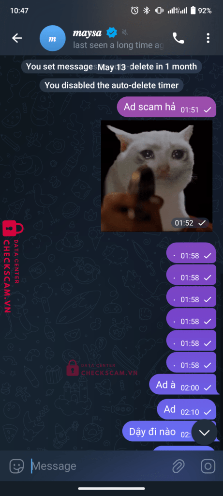 062360230 Nguyen Lam Hao VIB bị cảnh báo lừa đảo scam