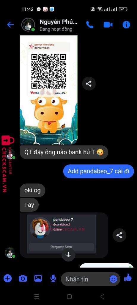 06787778899 Nguyen Phu Trong MB bị cảnh báo lừa đảo scam