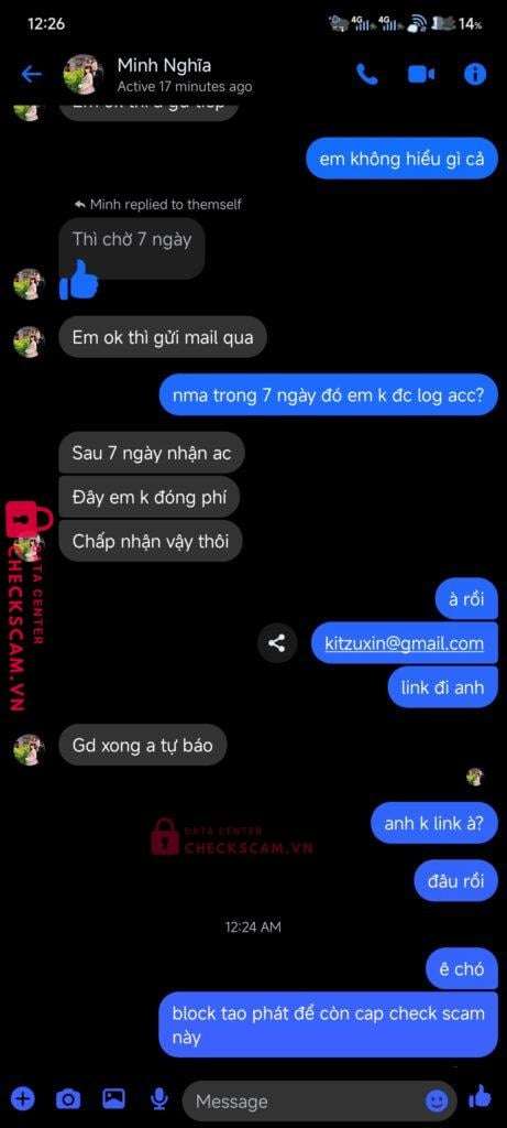 070116998740 Truong Van Khanh Sacombank bị cảnh báo lừa đảo scam