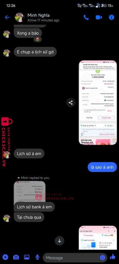 070116998740 Truong Van Khanh Sacombank bị cảnh báo lừa đảo scam