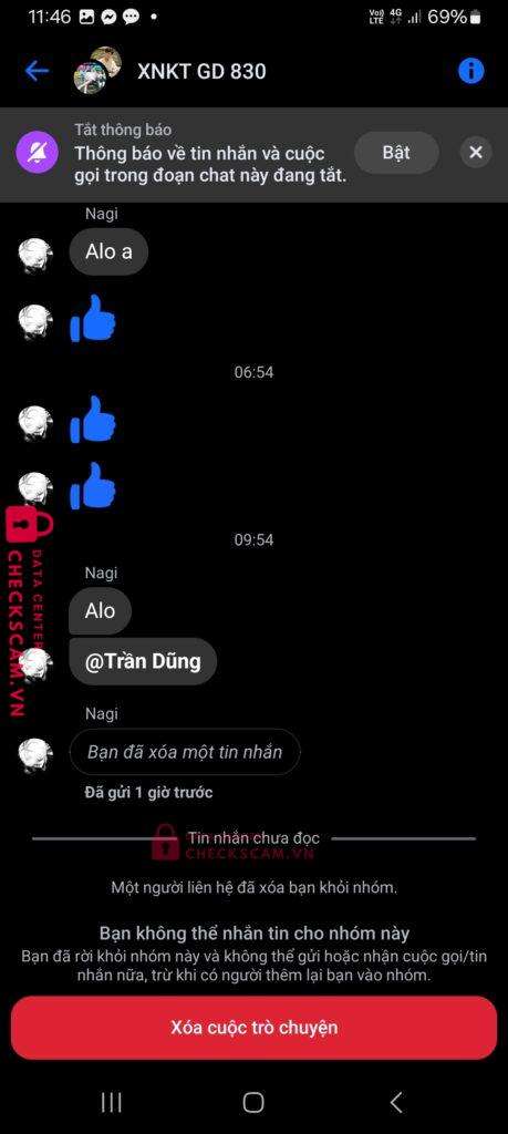 070817320 Tran Van Dung VIB bị cảnh báo lừa đảo scam