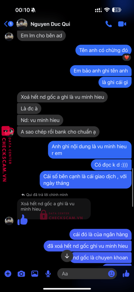 074427370001 Ha Thi Hang LP BANK bị cảnh báo lừa đảo scam
