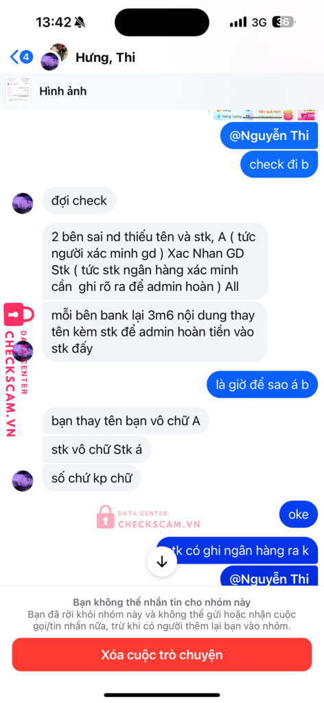 074824743 NGUYEN THI THU THAO VIB bị cảnh báo lừa đảo scam