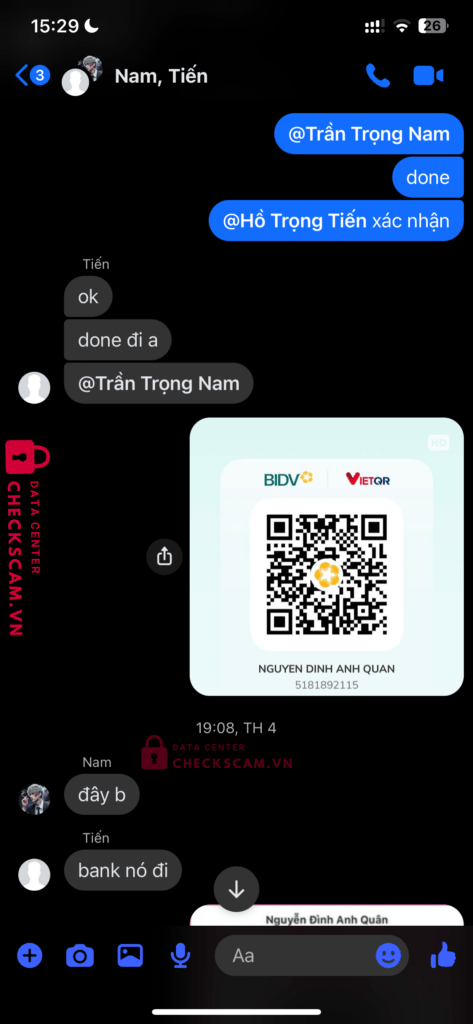 0763189885 NGUYEN THANH TUNG MB bị cảnh báo lừa đảo scam