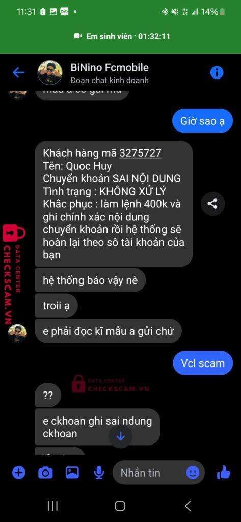 076327710 NGUYEN THI NGOC DUNG VIB bị cảnh báo lừa đảo scam